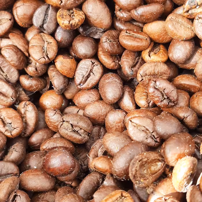 دانه قهوه یک کیلو  آسیاب نشده ترکیبی عربیکا و روبوستا دان فله