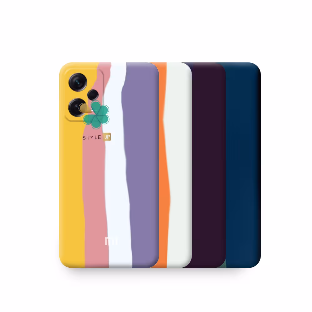 قاب گوشی سیلیکونی رنگین کمان مناسب Xiaomi Poco X5