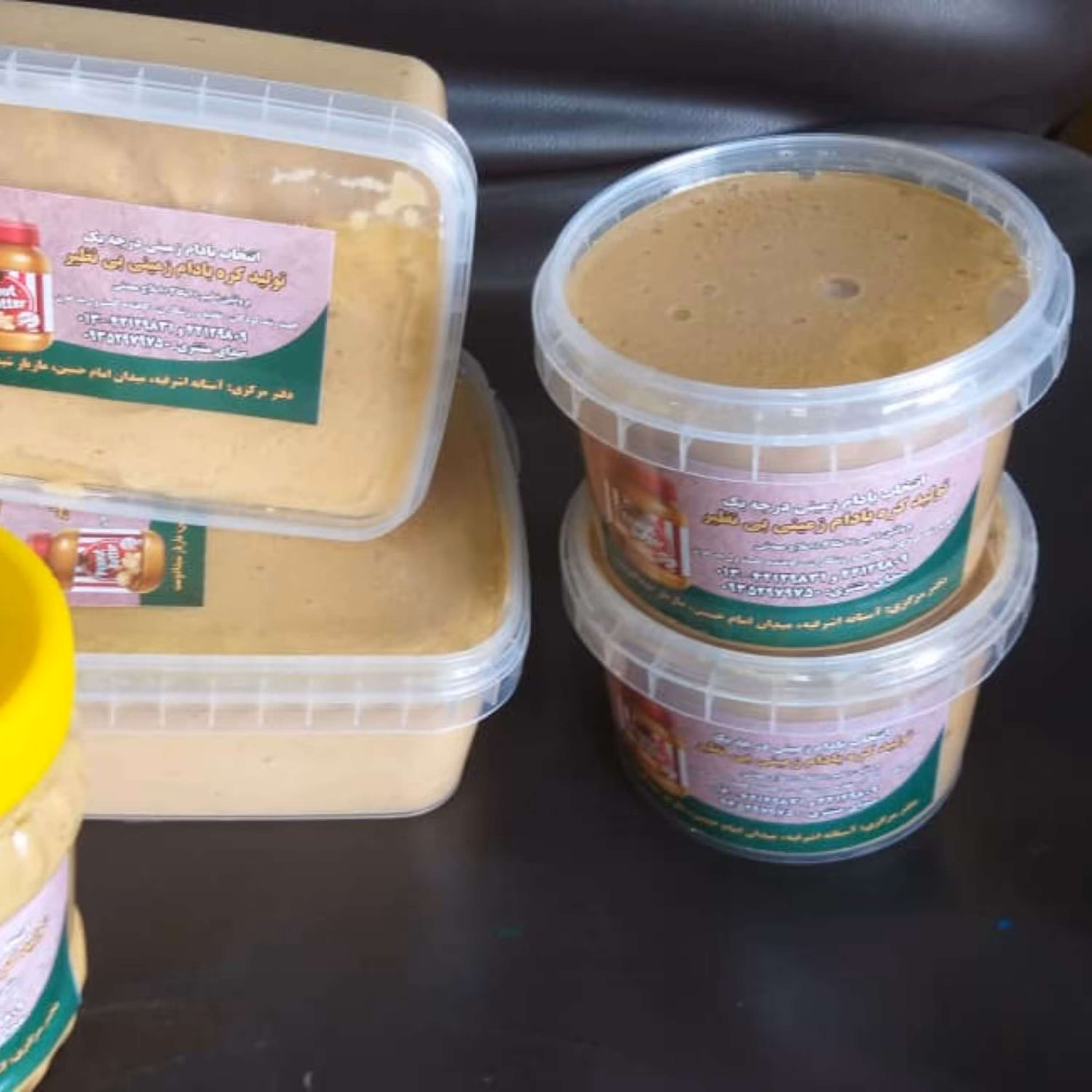 کره بادام زمینی بی نظیر تازه  ارسال رایگان 2کیلویی