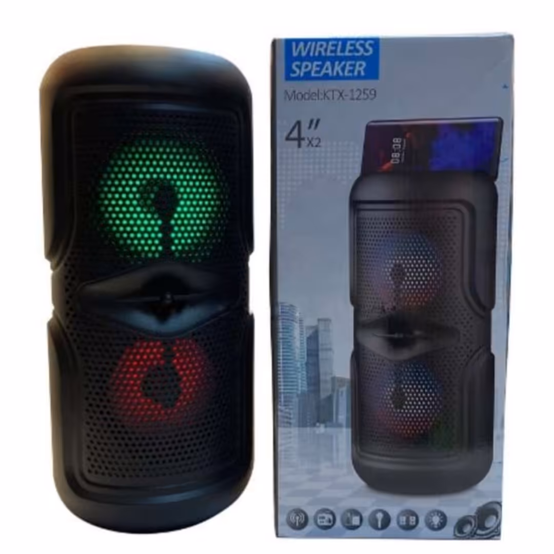 اسپیکر  KTX1259 رقص نور دار میکروفون خور