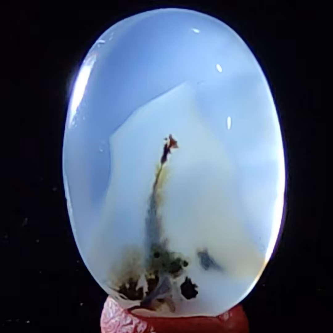 نگین عقیق شجر  اصل قائن 