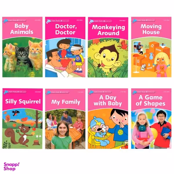 کتاب Dolphin Readers starter / اثر جمعی از نویسندگان انتشارات رهنما 8جلدی