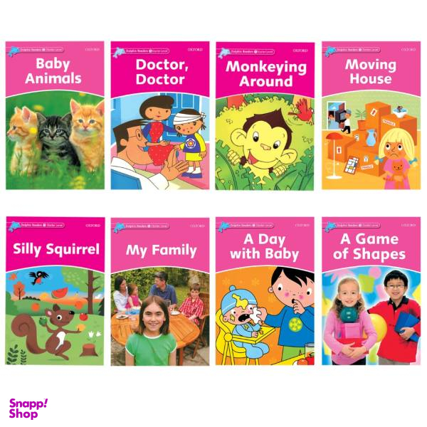 کتاب Dolphin Readers starter / اثر جمعی از نویسندگان انتشارات رهنما 8جلدی