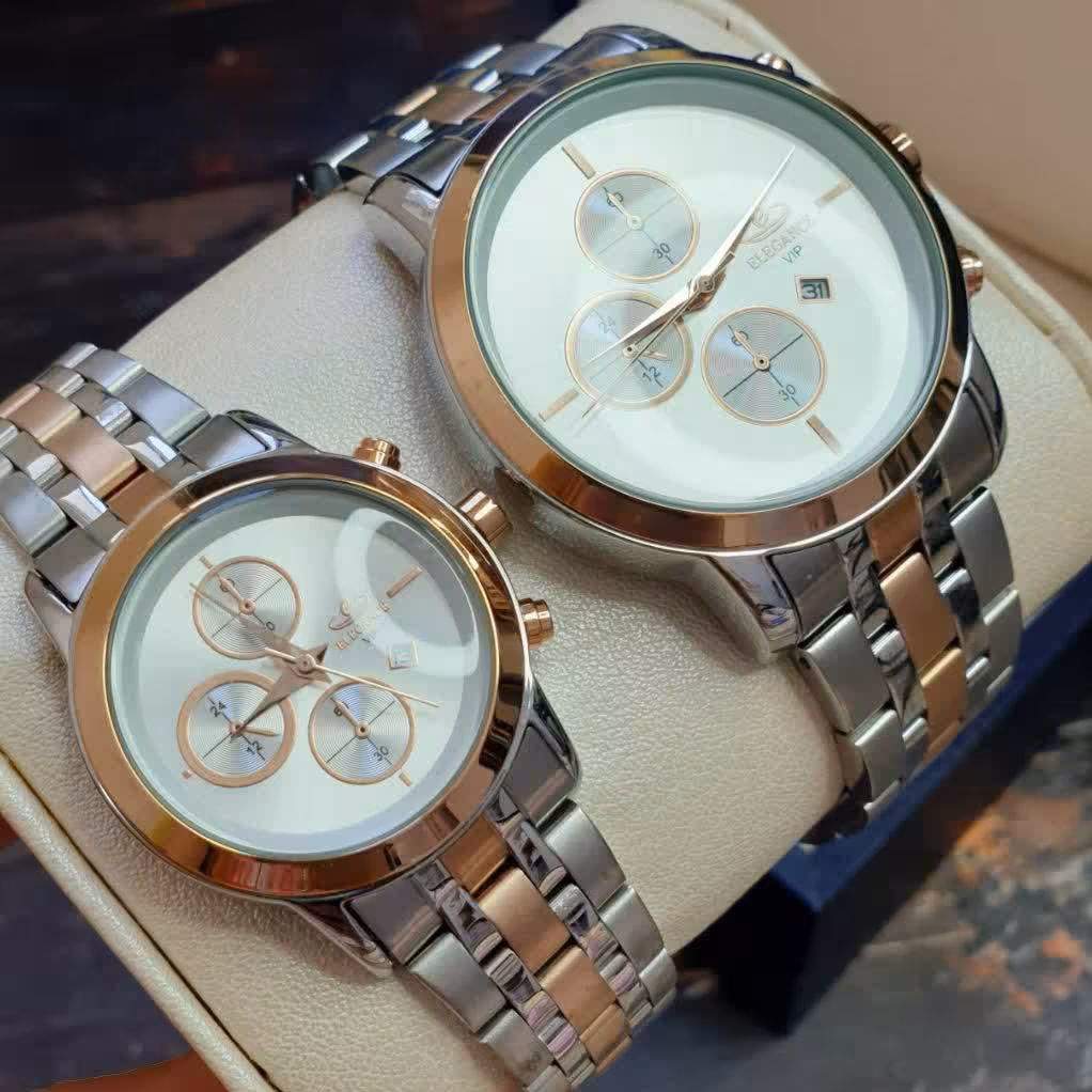 ساعت مچی ست مردانه و زنانه سیتیزن بند استیل شیشه مقاوم CITIZEN 