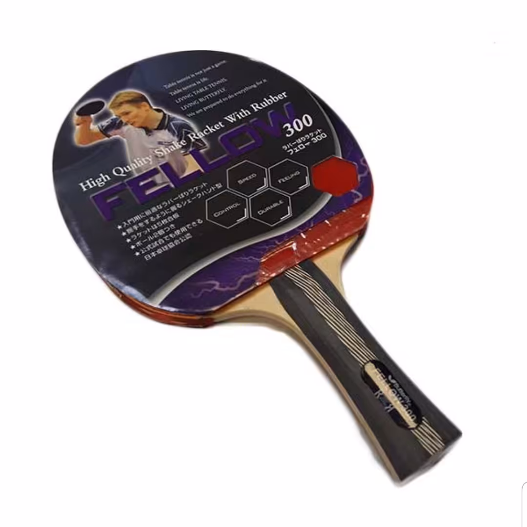 راکت پینگ پونگ-مارک باتر فلای 300-همراه با توپ و قاب محافظ