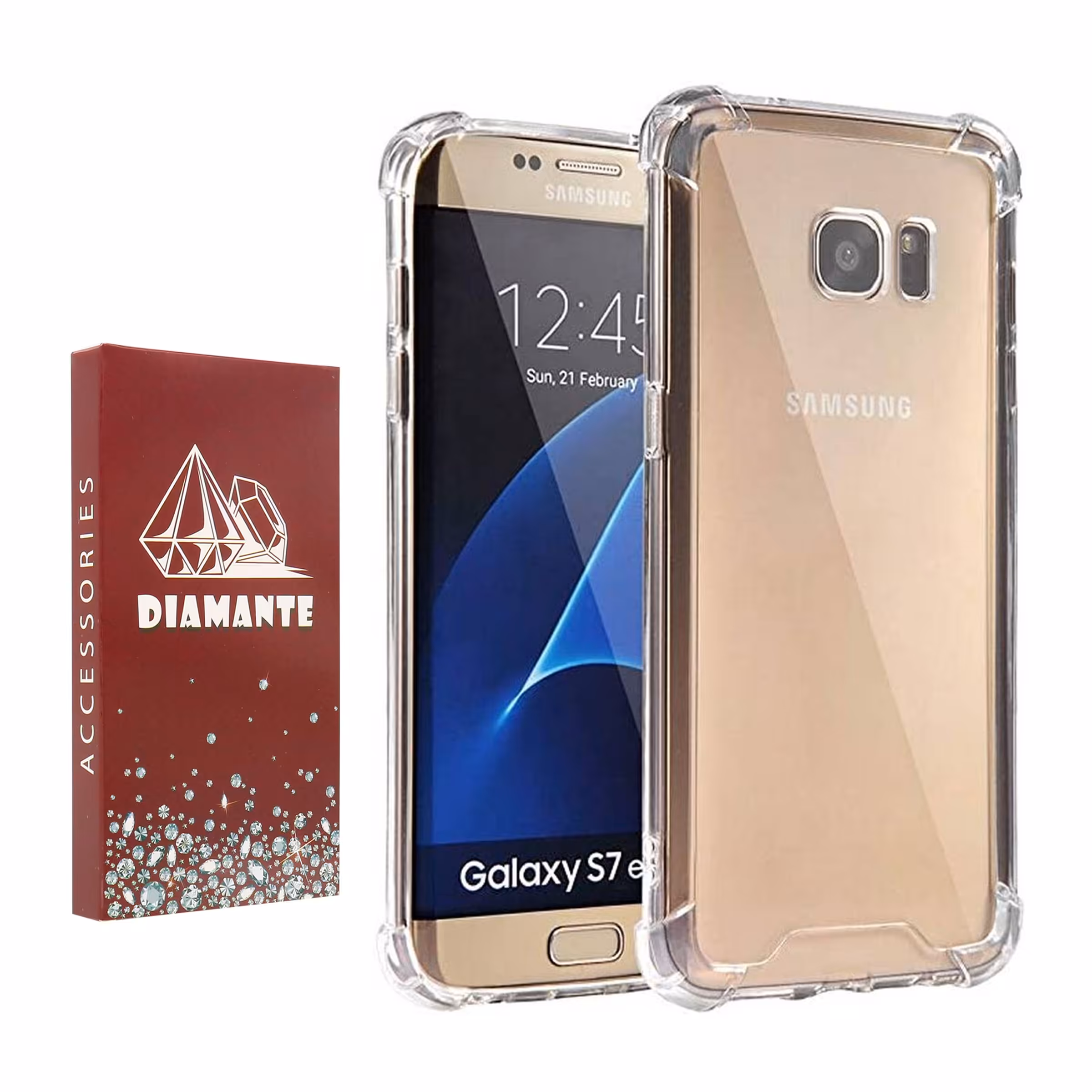 کاور مدل ژله ای بی رنگ مناسب برای گوشی سامسونگ s7 edge