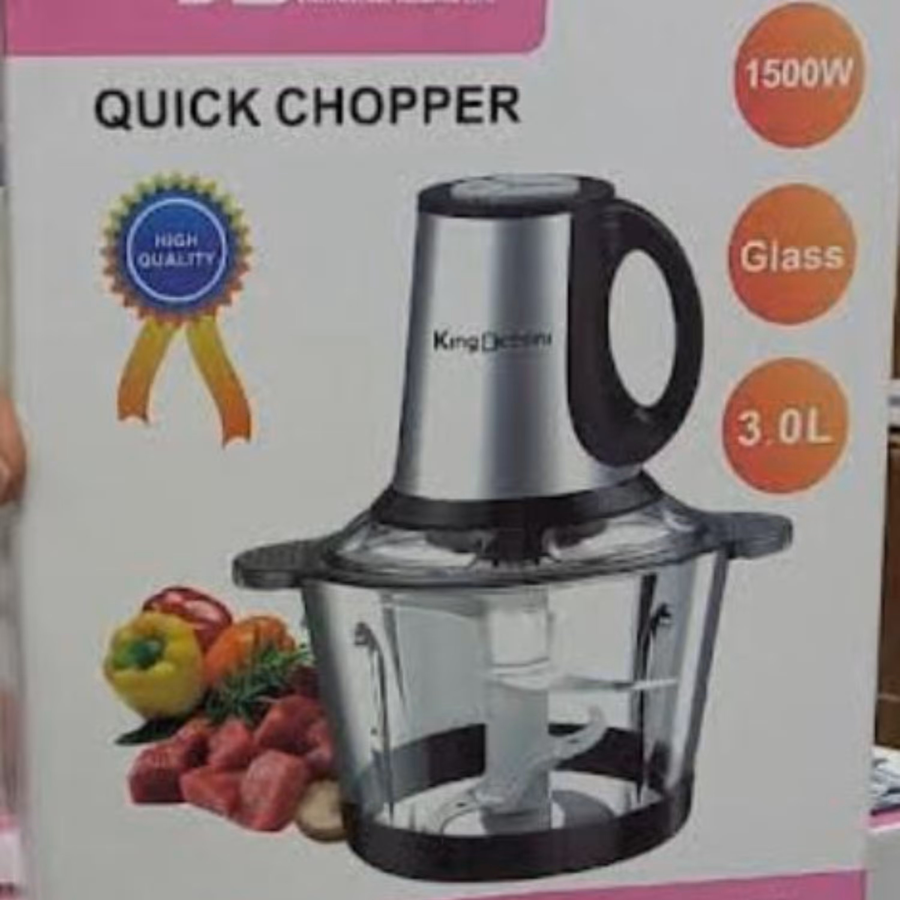خرد کن دسینی  3 لیتری شیشه پیرکس 1500 واتی