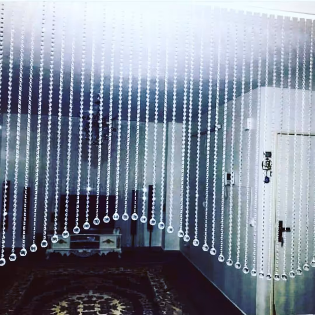 پرده کریستال سفارش سازی شده ارسال رایگان با پست امانت