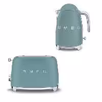 کتری و توستر برقی اسمگ رنگ سبز مات