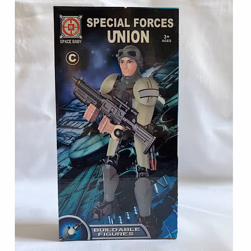 لگو جنگجو 29 تکه همراه با نقشه ساخت کد 1