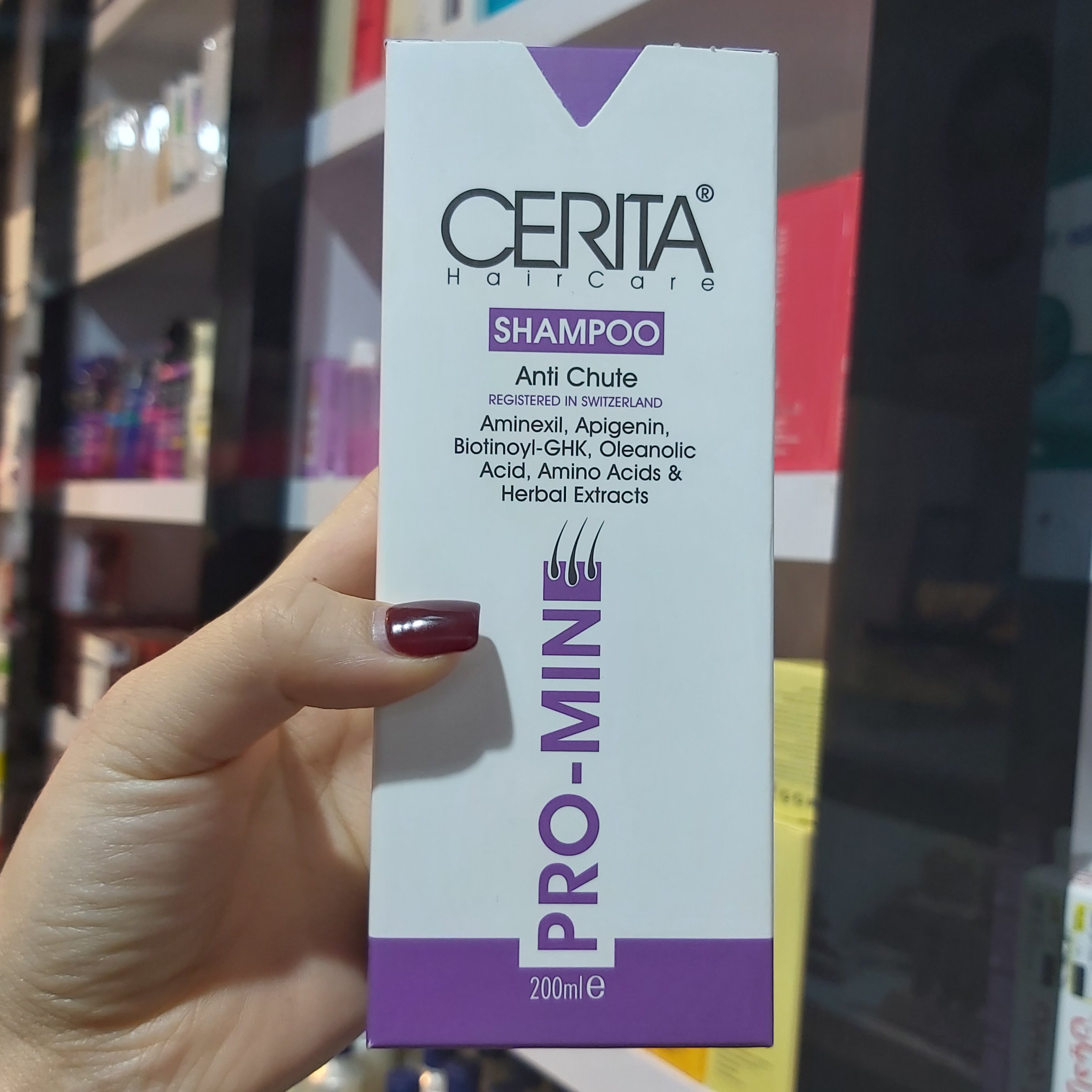 شامپو تقویت کننده مو سریتا (پرو_مین )محرک رشد مو مناسب انواع مو  200 میل