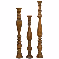 شمعدان کنار سالنی  3 عددی مدل لوانته