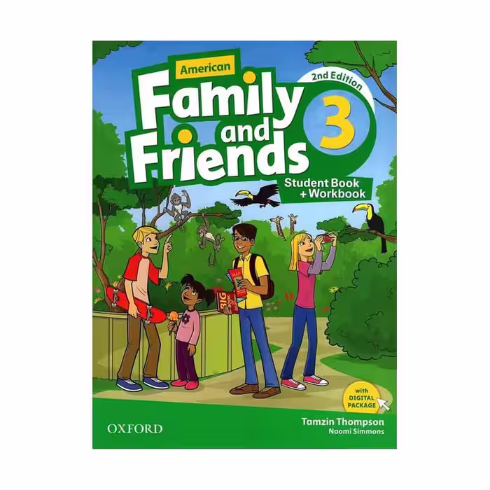 کتاب family and friends 3 اثر Naomi Simmons انتشارات اکسفورد