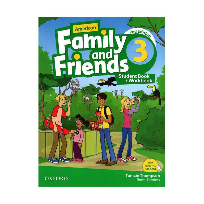 کتاب family and friends 3 اثر Naomi Simmons انتشارات اکسفورد