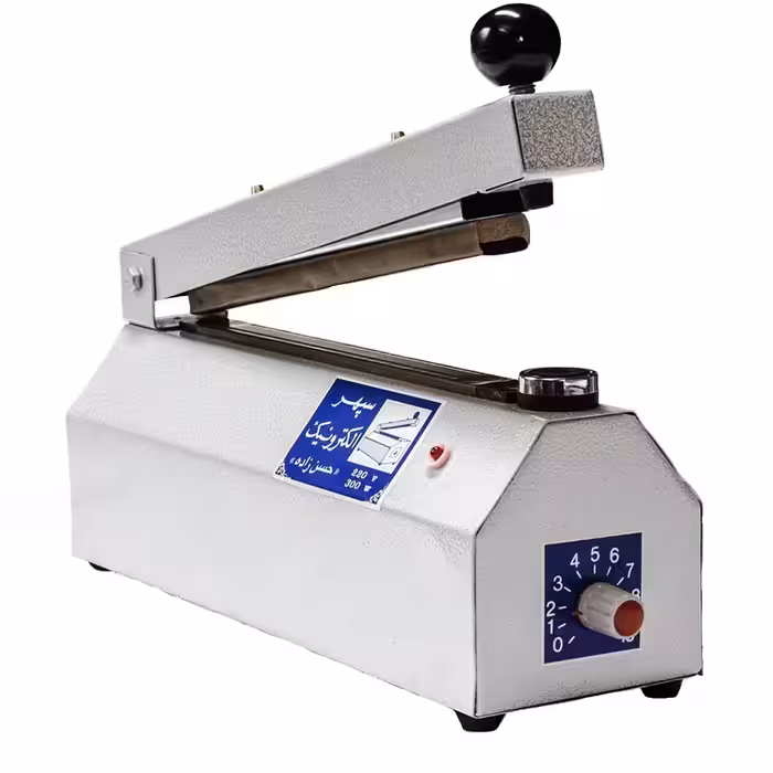 دستگاه پرس پلاستیک سپهرالکترونیک مدل 5میلیمتر20cmبرای بسته بندی اقلام کوچک سنگین