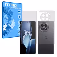 گلس صفحه نمایش و پشت گوشی وان پلاس 13R مدل هیدروژلی شفاف برند تکنو کد SS