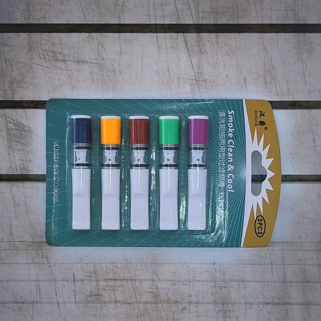 چوب سیگار  رنگی 5عددی