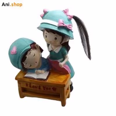 مجسمه دختر پسرنیمکت نشین کدDKO-53