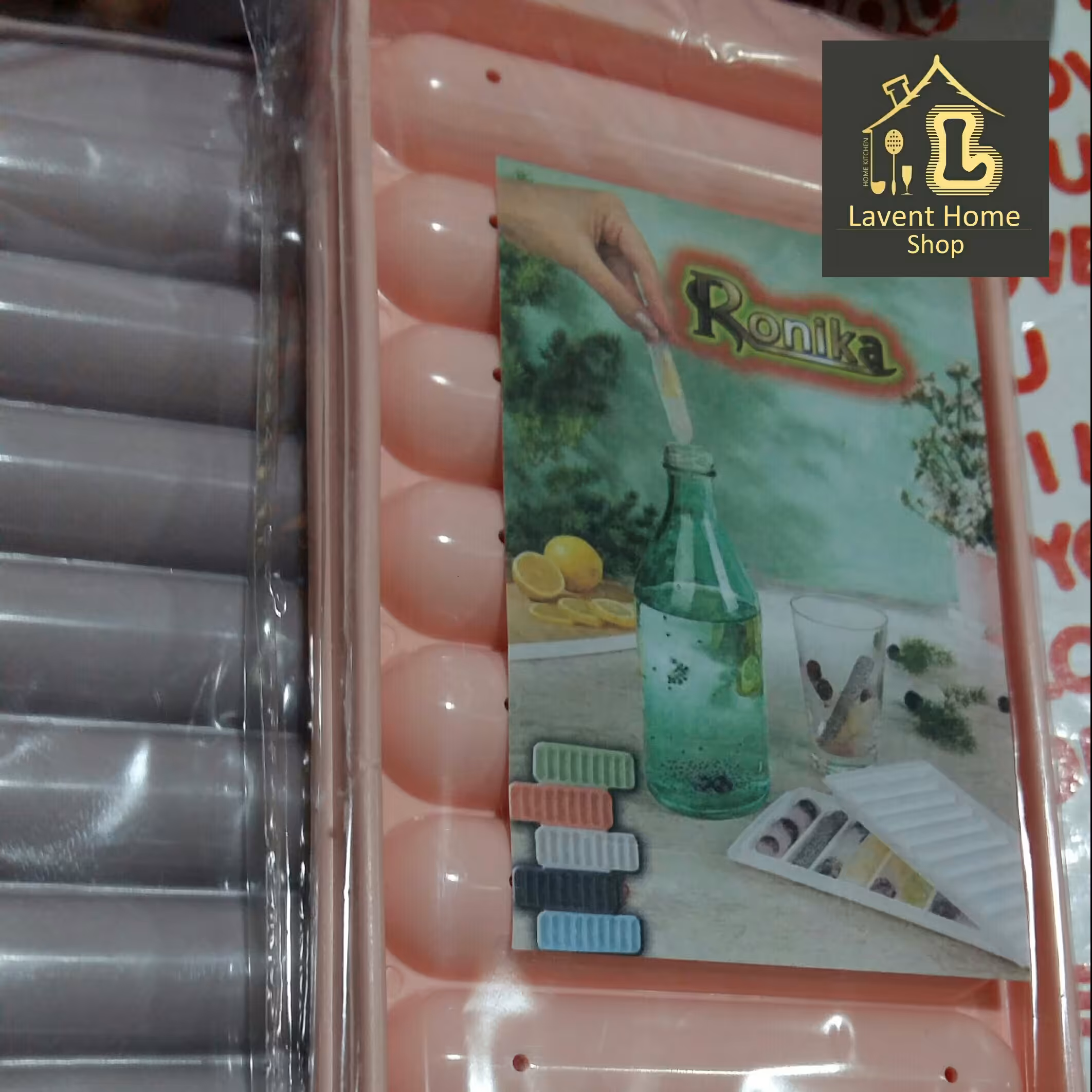 قالب یخ مخصوص بطری یا ظروف دهانه باریک 10 خانه برند رونیکا یا مشکات(رندوم)