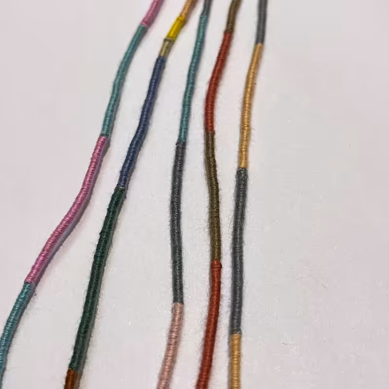 دستبند رنگی مجموعه 5 عددی