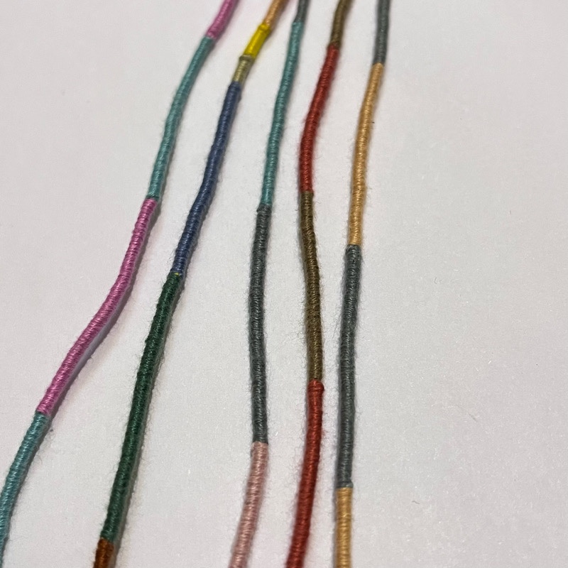 دستبند رنگی مجموعه 5 عددی