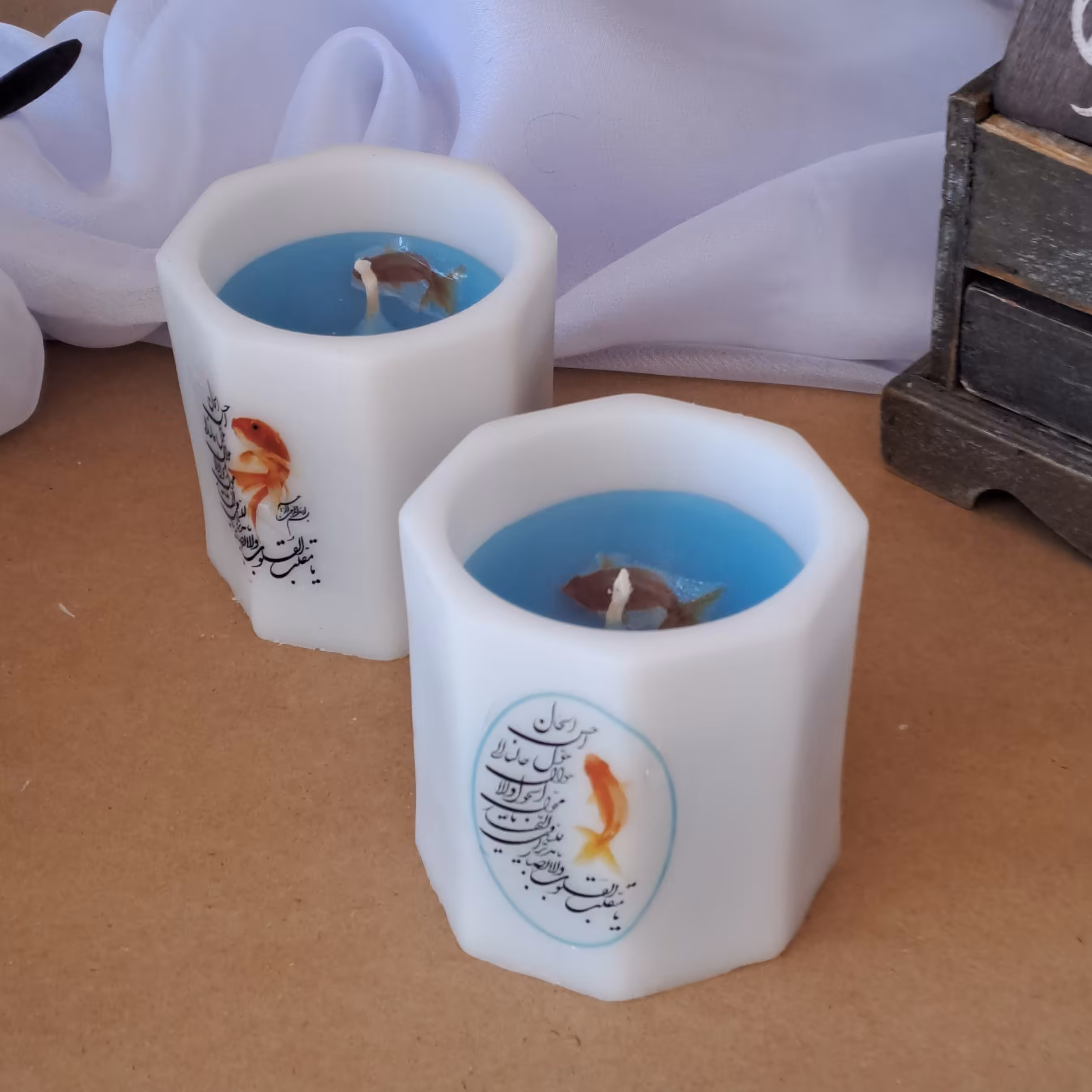 شمع حوض ماهی 