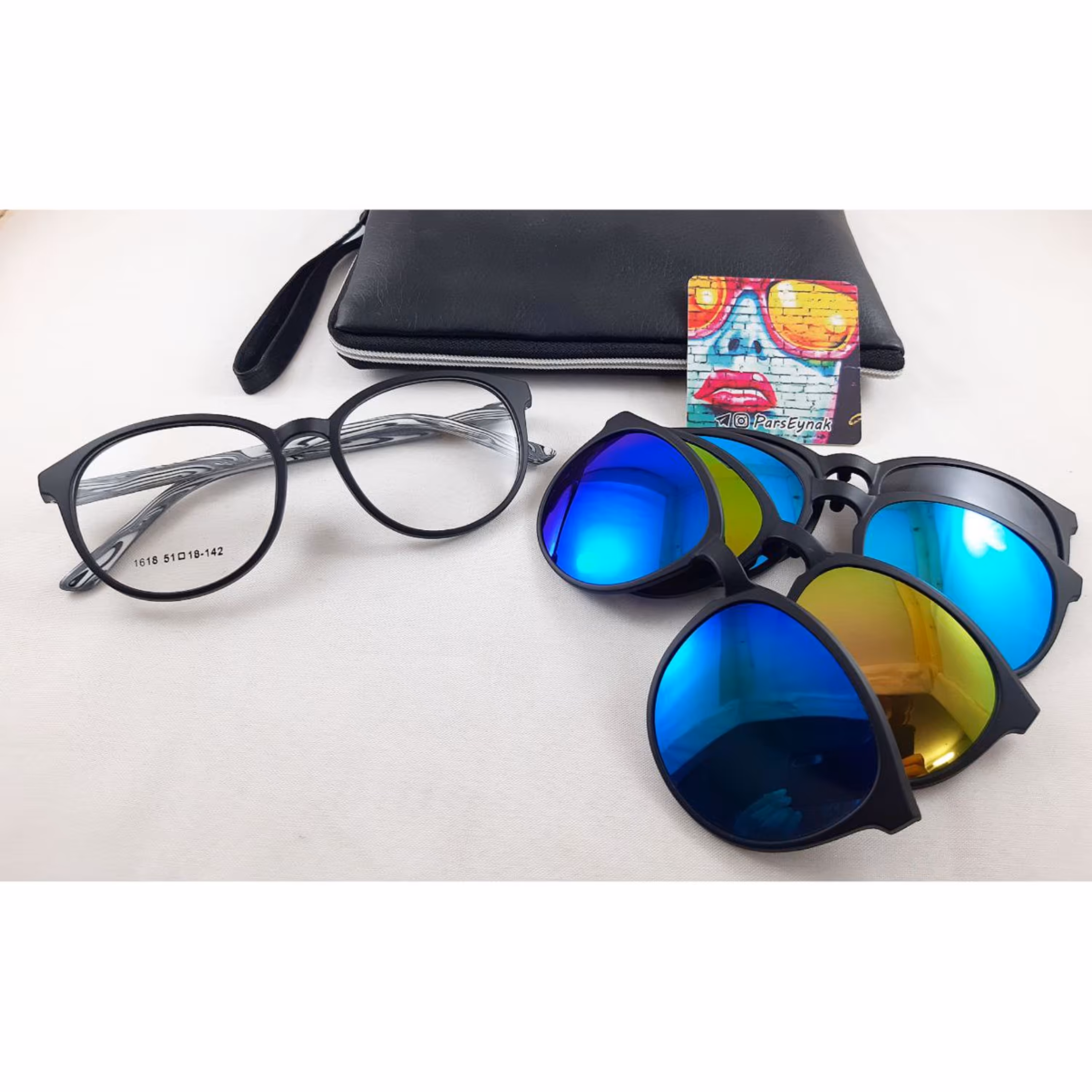 عینک آفتابی کاور دار مگنتی