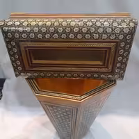 دستمال کاغذی و سطل خاتم کاری 