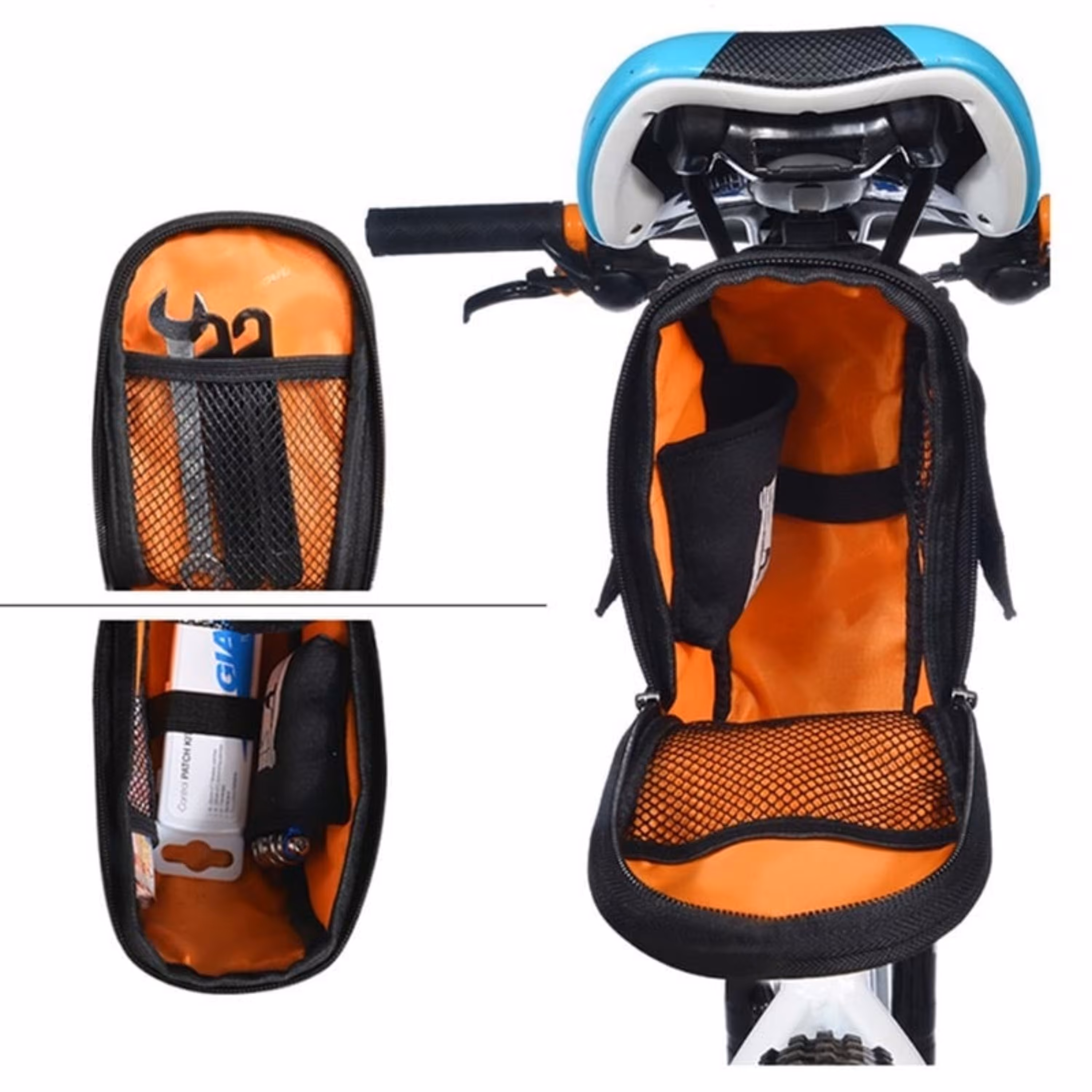 کیف زیر زین دوچرخه راک براس مدل C7-BK