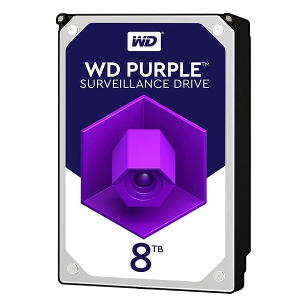 هارد دیسک اینترنال وسترن دیجیتال مدل Purple ظرفیت 8 ترابایت با گارانتی شرکتی