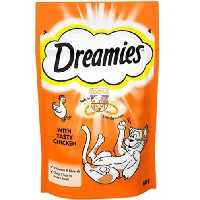 تشویقی گربه دریمیز طعم مرغ 60 گرم ا Dreamies Treat With chicken 60g | سیمبا پت استور