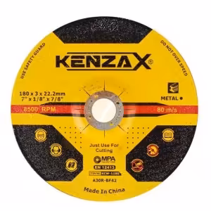 سنگ برش آهن کنزاکس 180*3 مدل KENZAX KCW1180