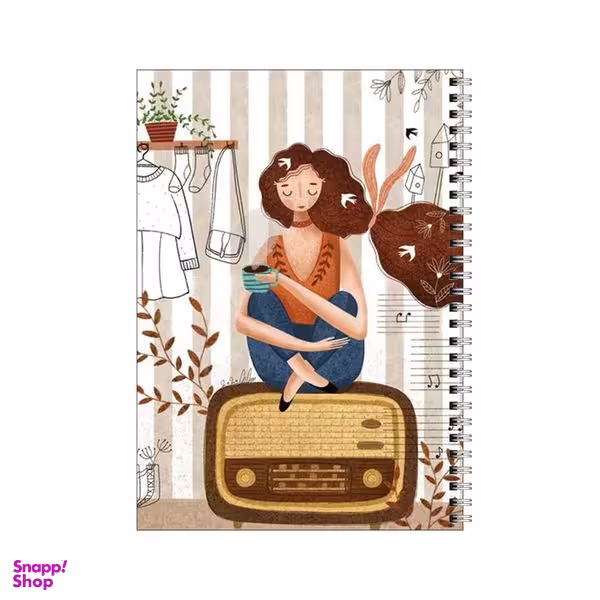 دفتر مشق 50 برگ بامبیلیپ طرح خاطرات نوستالژی کد 1544823