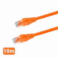 کابل شبکه 10 متری VERITY مدل CAT6 نارنجی