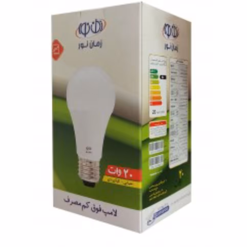 لامپ کم مصرف ال ای دی 15 وات زمان نور