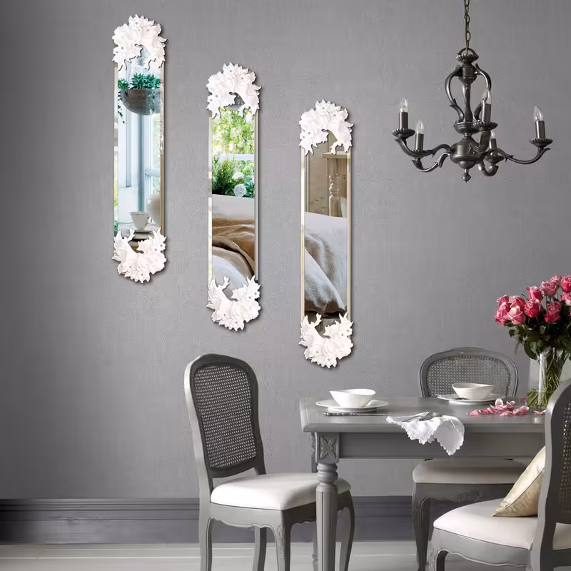 آینه اِلِنسی مدل پاپیون بسته 3 عددی