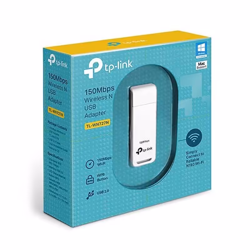 کارت شبکه بی‌سیم تی پی لینک مدل TP-Link TL-WN727N