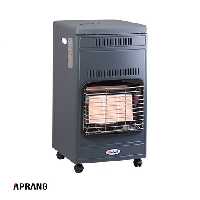 بخاری هوشمند تابشی متحرک گاز مایع (بدون نیاز به دودکش) آبسال مدل 440 - قهوه ای