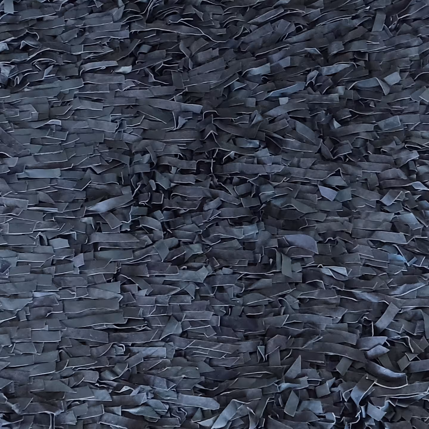 فرش چرم شگی سورمه ای 