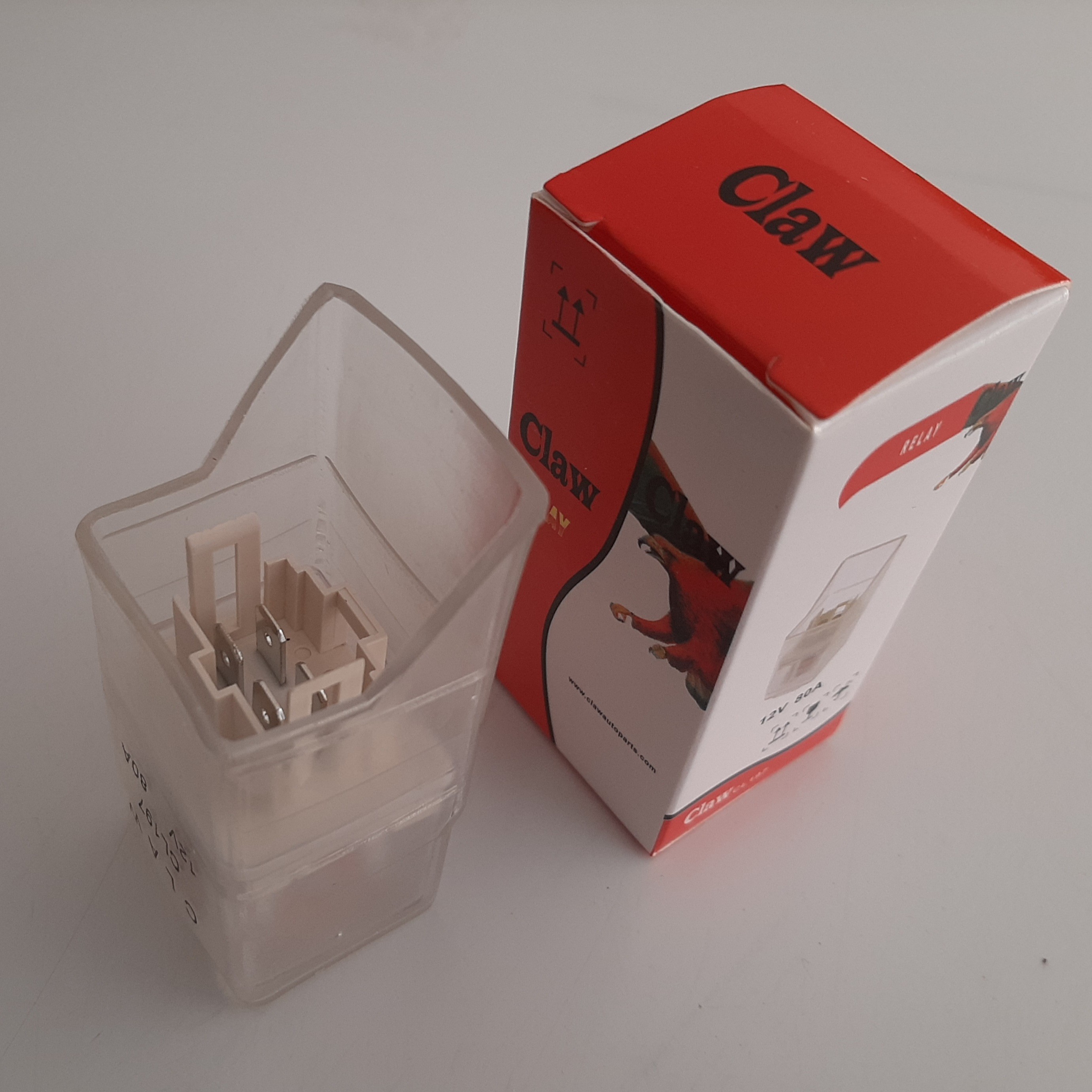 رله فن تکی پراید انژکتور 80 آمپر شیشه ای کلاو