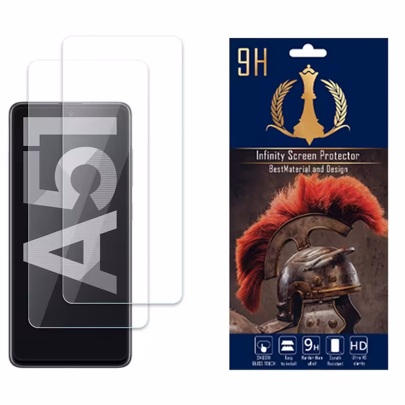 محافظ صفحه نمایش اینفینیتی مناسب برای سامسونگ Galaxy A51 بسته دو عددی