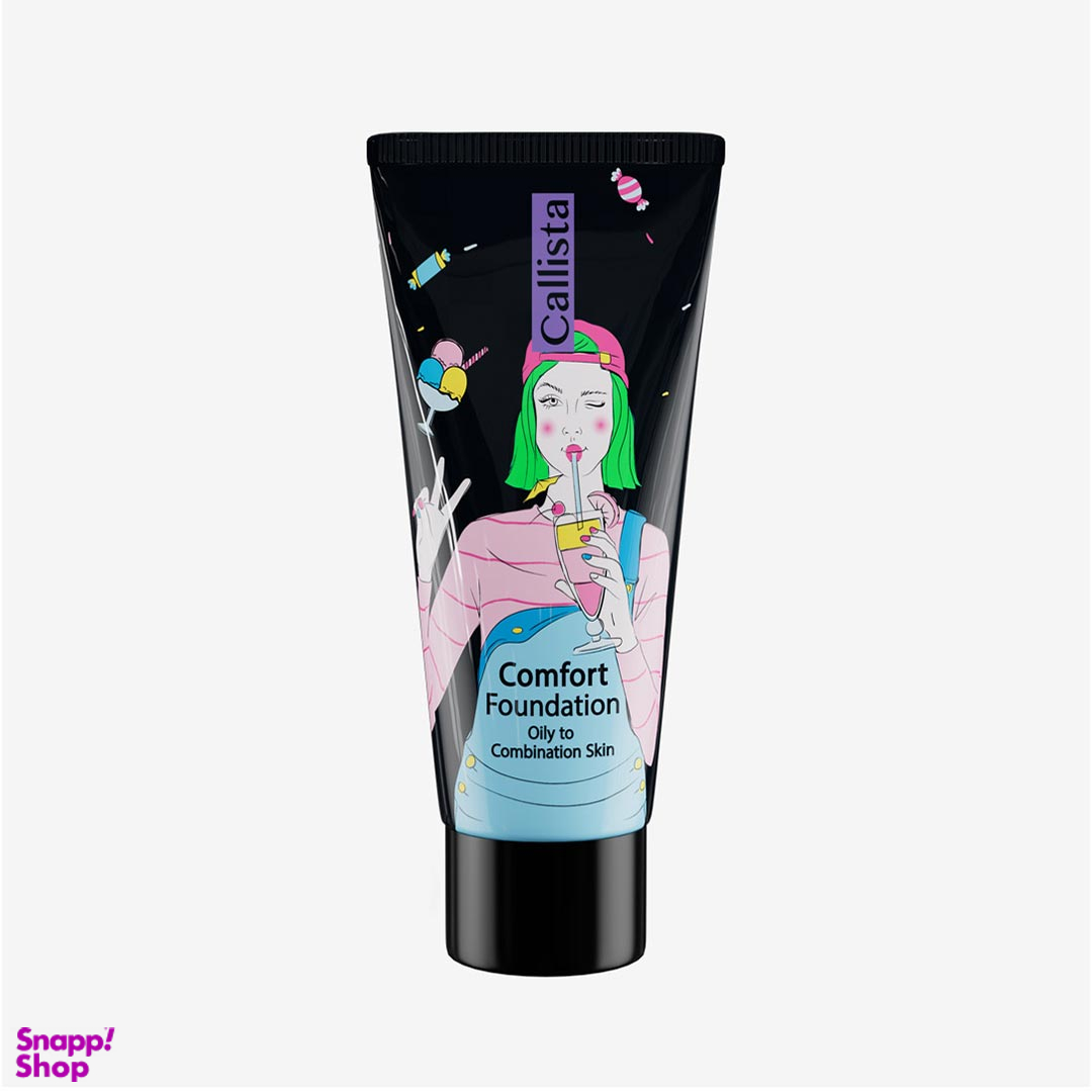 کرم پودر تیوپی کالیستا مدل Comfort کد L02 حجم 35 میلی لیتر
