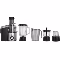 آب میوه گیر 4کاره بهترین کیفیت وبا دوام با موتور عالی وقوی