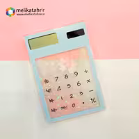 ماشین حساب لمسی آکواریومی طرح گل