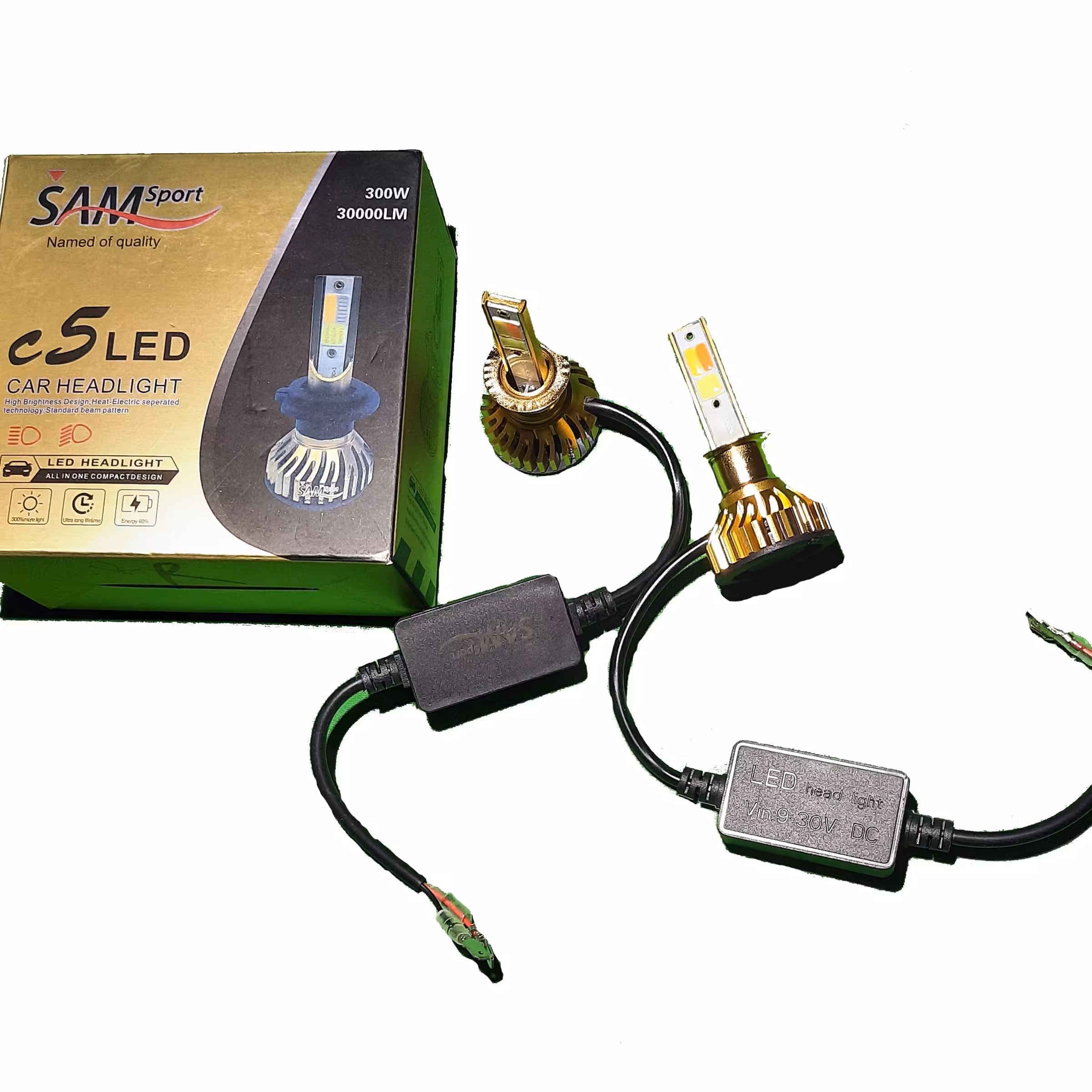 هدلایت سه رنگ c5 LED COB برند معروف سام ساخت چینH1