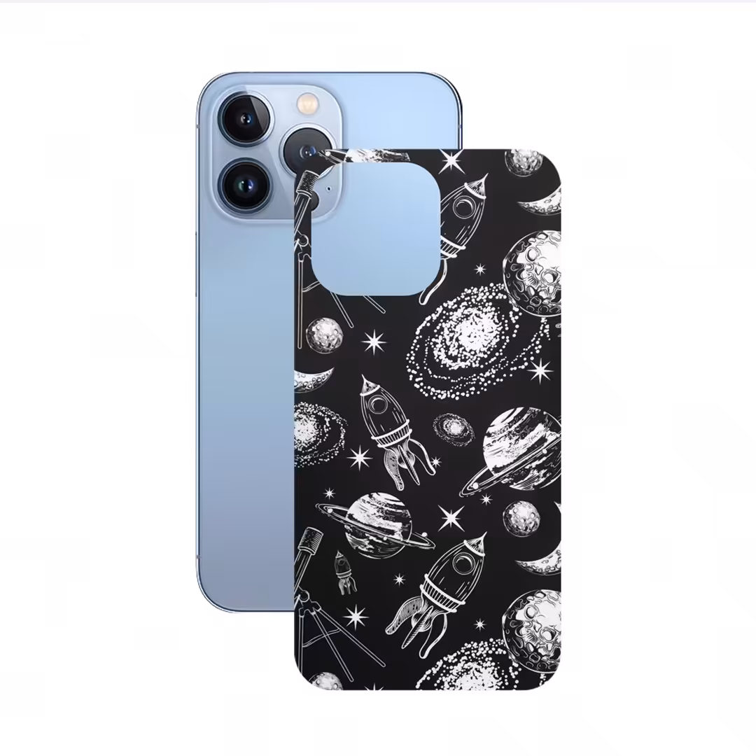 برچسب پوششی راک اسپیس طرح space مناسب برای گوشی موبایل آیفون مدل iPhone 12 Pro

