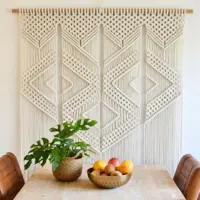 دیوارکوب آویز مکرومه بافی 