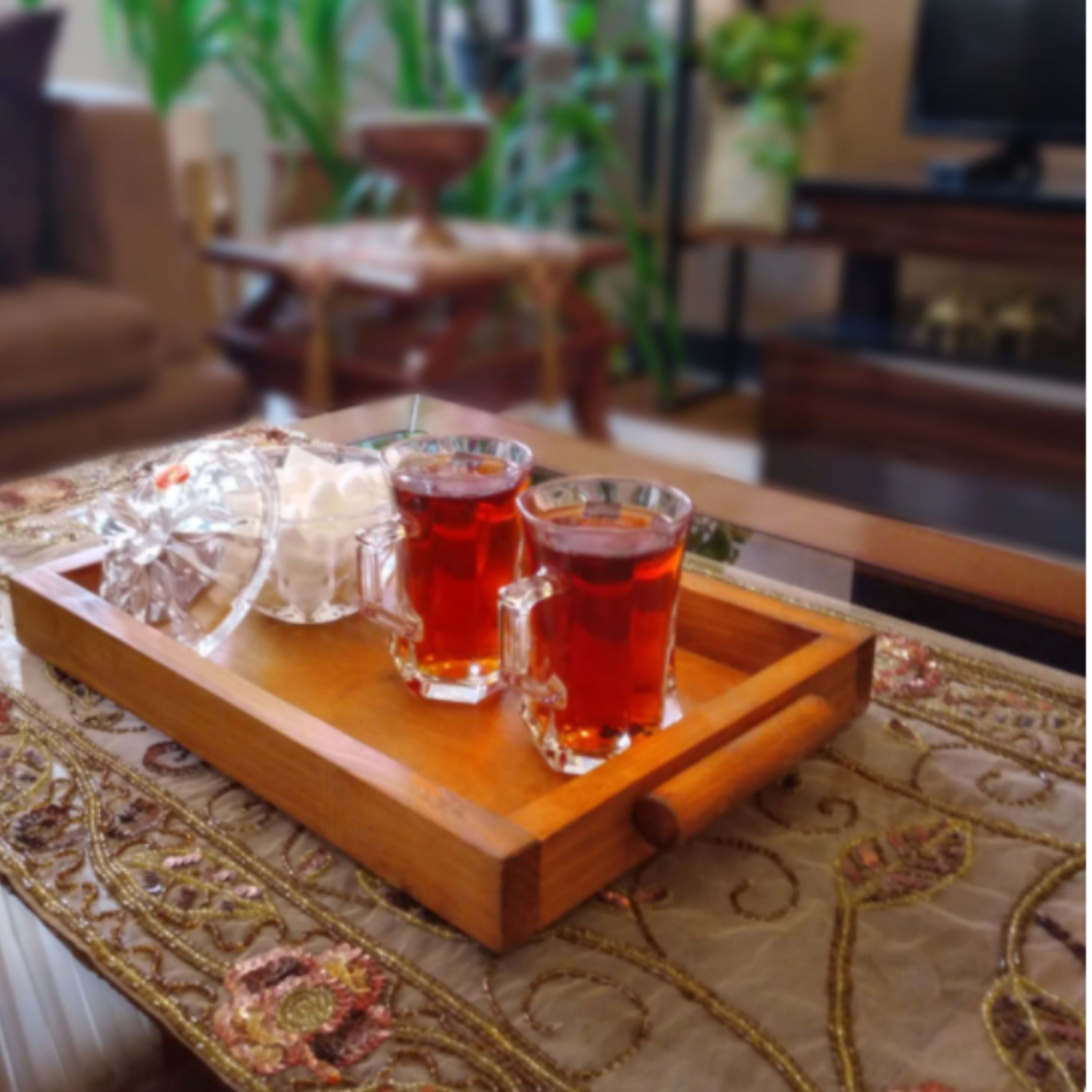 سینی چوبی کوچک