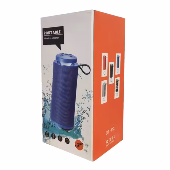 اسپیکر بلوتوثی قابل حمل مدل GT-112