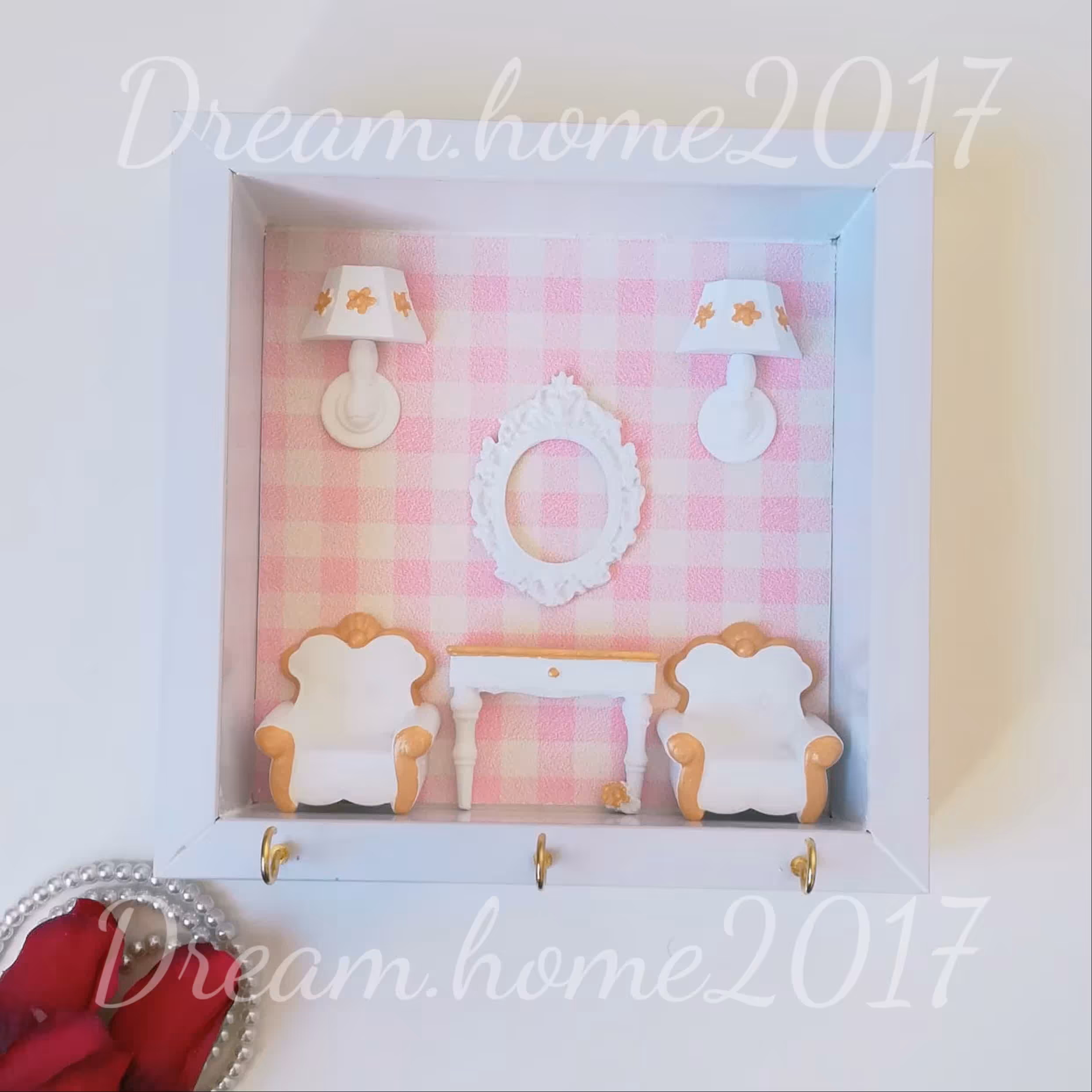 قاب دکوراتیو طرح وسایل خانه جاکلیدی شیک جاکلیدی شیک جاکلیدی فانتزی جاکلیدی وسایل خانه جاکلیدی دکوراتیو